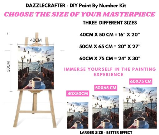 VINTAGE SAILING YACHT  - DIY Adult Paint By Number Kit - Image 4